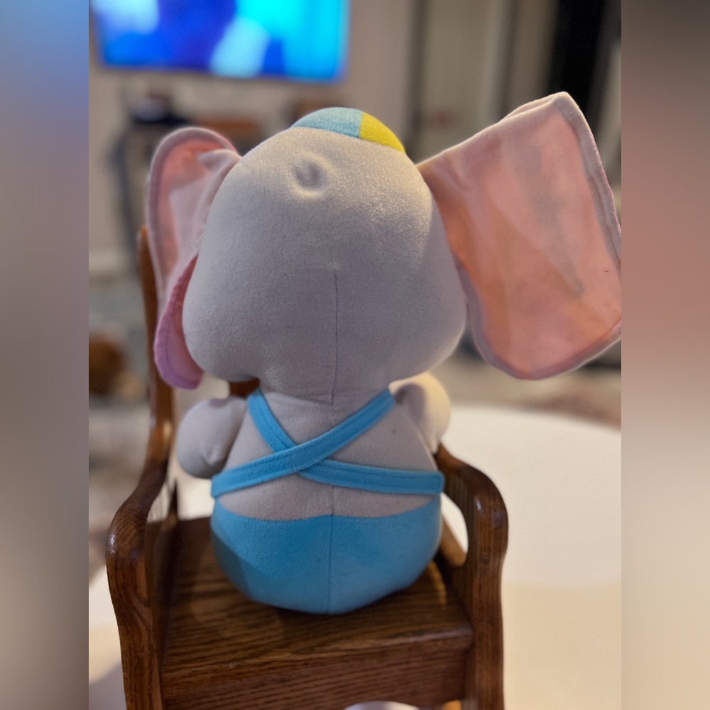 Playskool Busy Elephant Vintage 1986 Activity Stuffed Animal Plush Toy Mirror - Picture 6 of 8